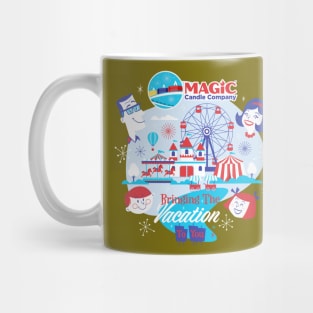 Retro Magic Candle Company Logo Mug